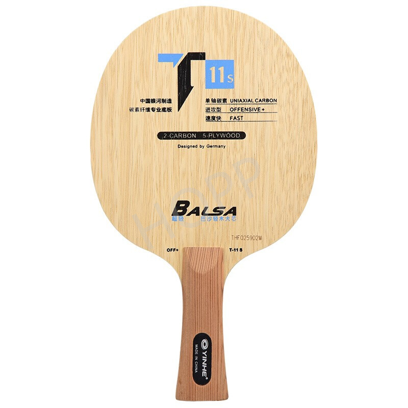 Table Tennis Review - YINHE T-11 T11S (легкий карбон для