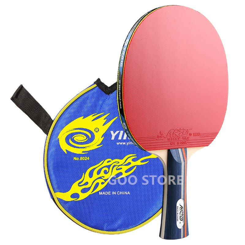 Table Tennis Review - Yinhe 01b ракетка для тренировки прыщей
