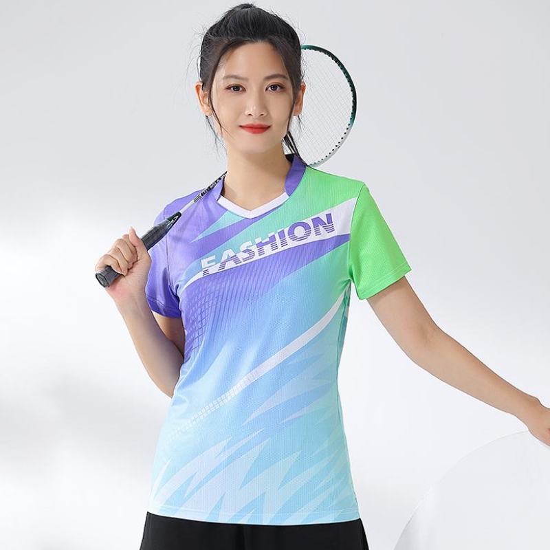 Table Tennis Shirt - Женская рубашка для бадминтона, одежда для
