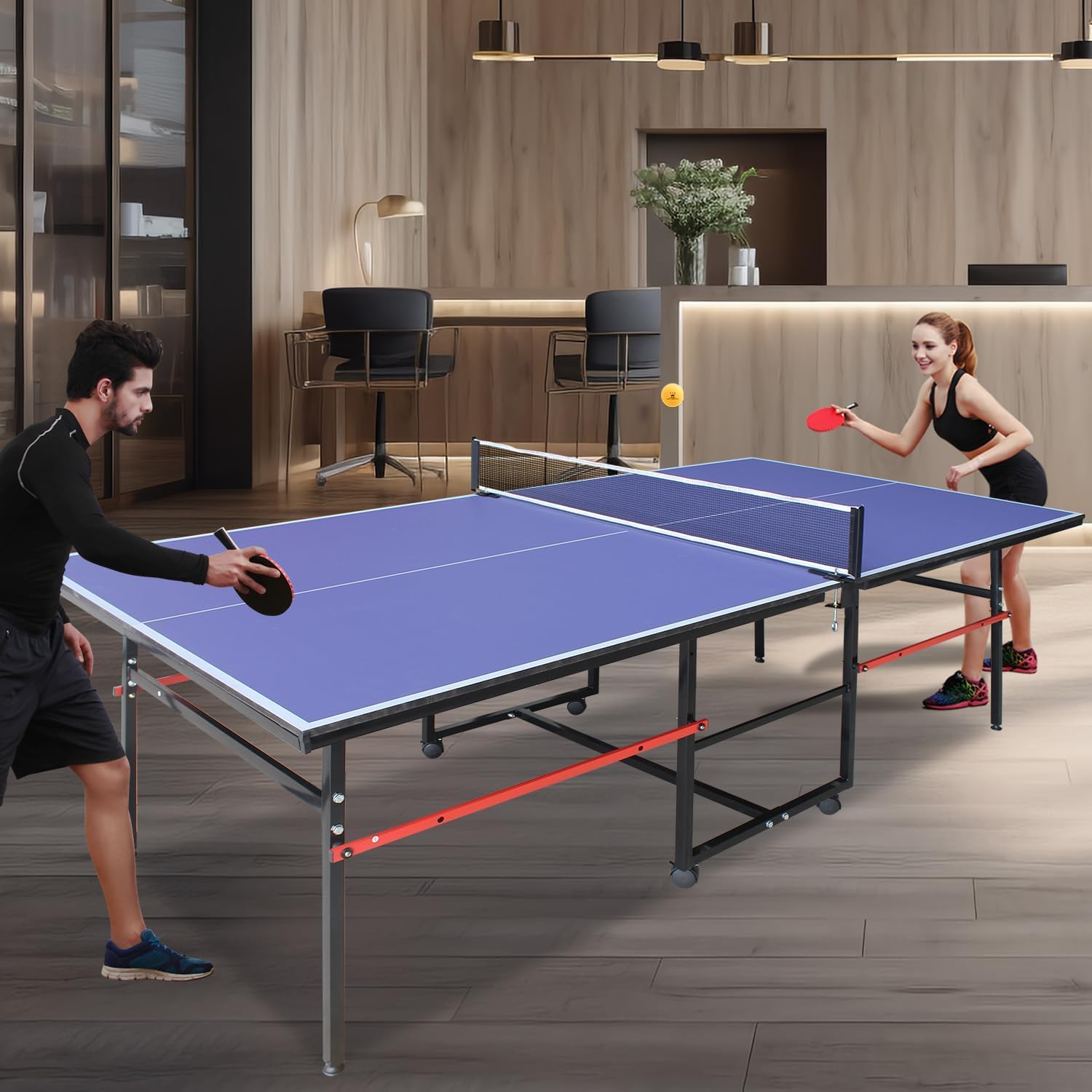 8-футовый переносной стол для  – обзор и цена Table Tennis Kit